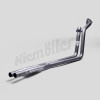 D 49 016a - Exhaust pipe front 230SL from 013865 250SL, 280SL for Imasaf exhaust system