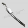 D 49 052a - middle exhaust pipe, aftermarket