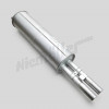 D 49 087a - rear muffler, aftermarket