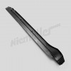 D 68 502 - cover rail LHS in trunk compartment