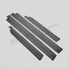 D 68 827b - set of sill rubber mats W109 - black