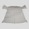 D 69 019b - Toldo de protección, cuero artificial perforado, cosido, reproducción gris claro, sin techo solar W110/111/112 Sedán