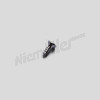 D 72 1009a - Chrome screw 2.2x6.5 DIN 7983