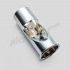 F 49 061 - End piece straight, inside bevelled inside d=46mm l=127mm