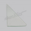 F 72 057a - Glas voor driehoekig raam links