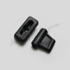 F 81 176 - Clip + cuscinetto per parasole - nero 2 pezzi