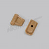 F 81 176d - Clip + cojinete para parasol - fecha 2 piezas