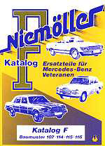 Catálogo Niemöller F - Mercedes-Benz Oldtimer Repuestos