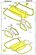 Detailed description of the complete assortment by marking the main wear parts