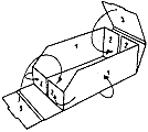 Caja de almacenaje con frontal abierto