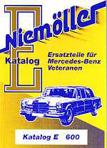 Katalog E Niemöller – części zamienne do klasycznych samochodów Mercedes-Benz