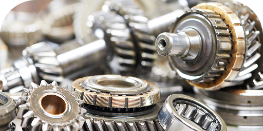 Bild mit Getriebeteilen